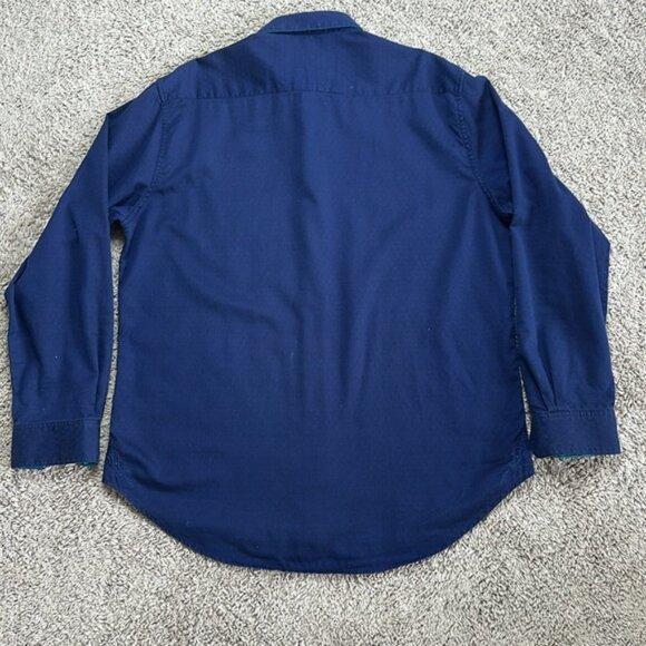 Robert Graham Men’s Textured Fabric Flip Cuffs Long Sleeve Button Down Shirt XL - Picture 2 of 13